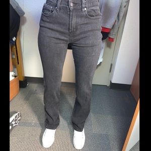 Black Boot Cut Skinny Jeans